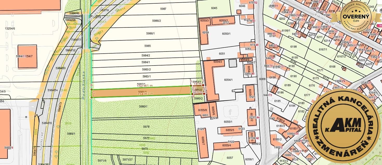 Sale Land – for living, Land – for living, Hradná, Levice, Slovakia