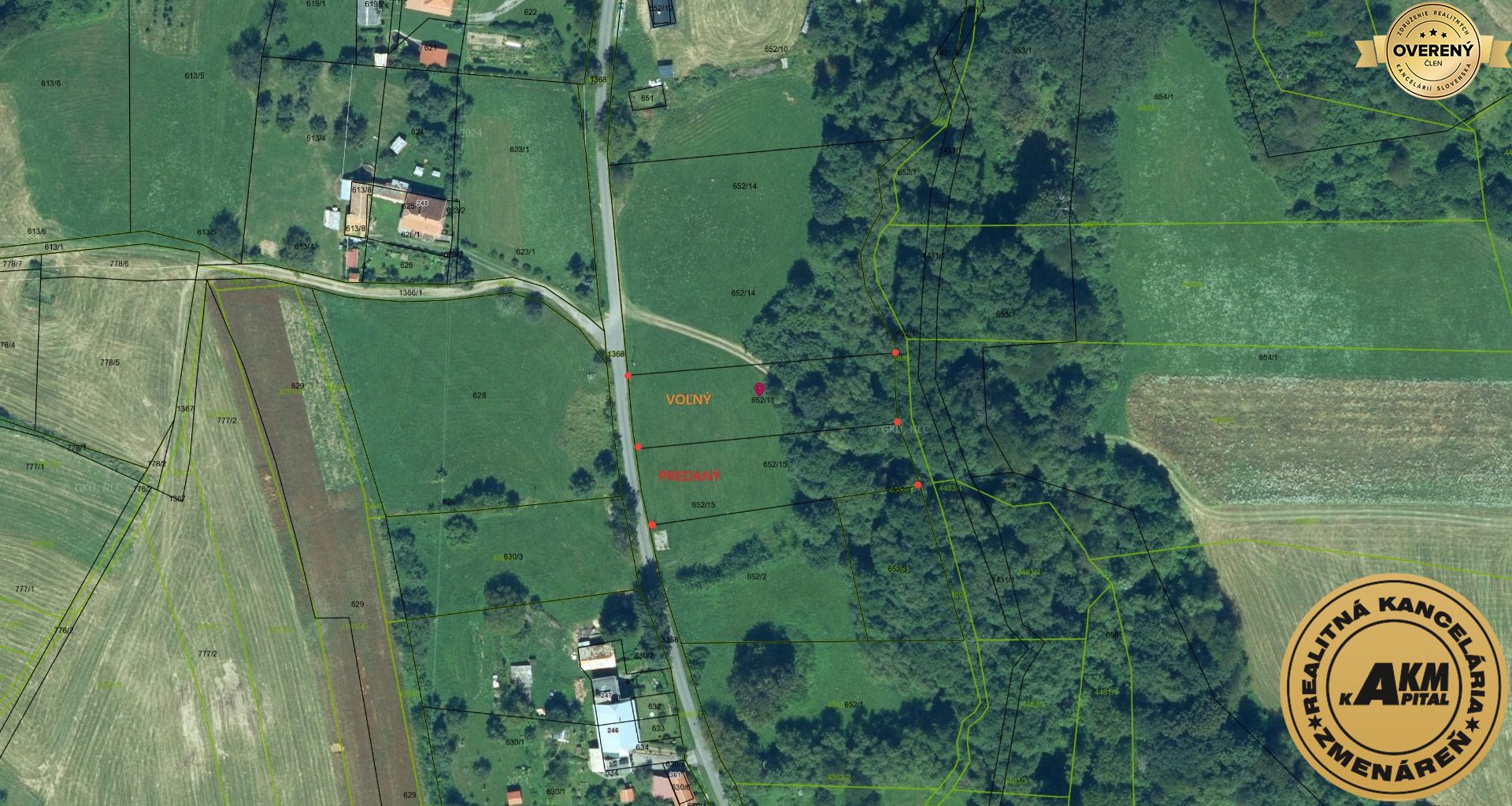 Sale Land – for living, Land – for living, Detva, Slovakia