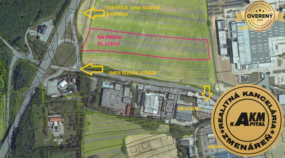 Sale Land plots - commercial, Land plots - commercial, Zvolen, Slovaki