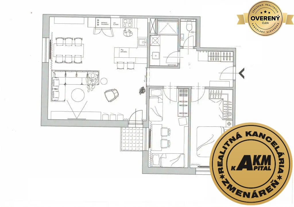 Sale Two bedroom apartment, Two bedroom apartment, Smreková, Zvolen, S