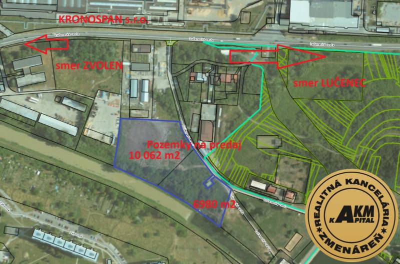 Sale Land plots - commercial, Land plots - commercial, Lučenecká cesta