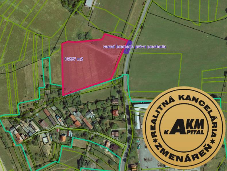 Sale Land – for living, Land – for living, Slatinské Lazy, Detva, Slov